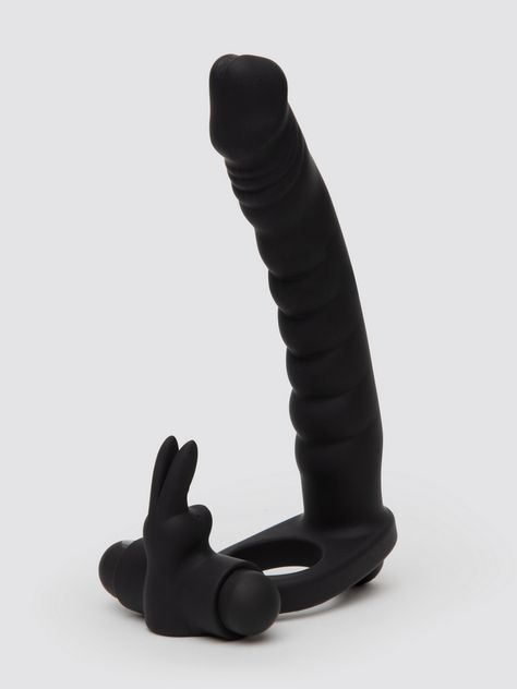 Lovehoney Double Buzz Vibrating Rabbit Double Penetration Strap-On