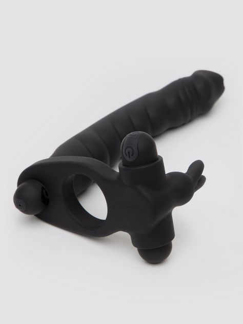 Lovehoney Double Buzz Vibrating Rabbit Double Penetration Strap-On