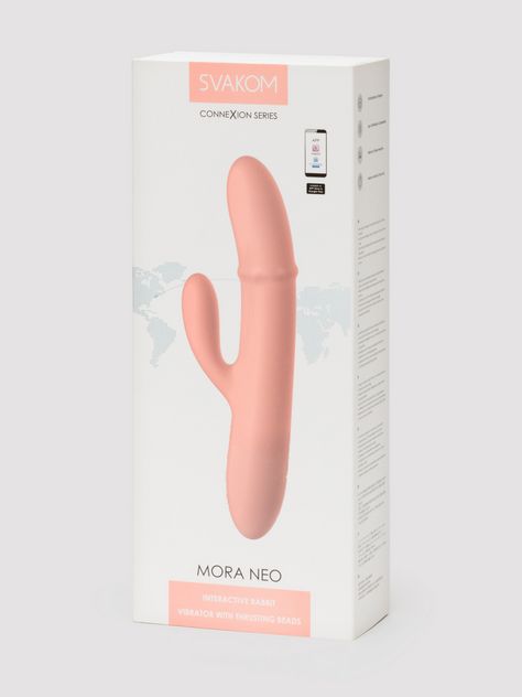 Svakom Mora Neo Interactive Rabbit Vibrator with Thrusting Beads