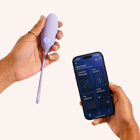 Dive app-enabled egg massager
