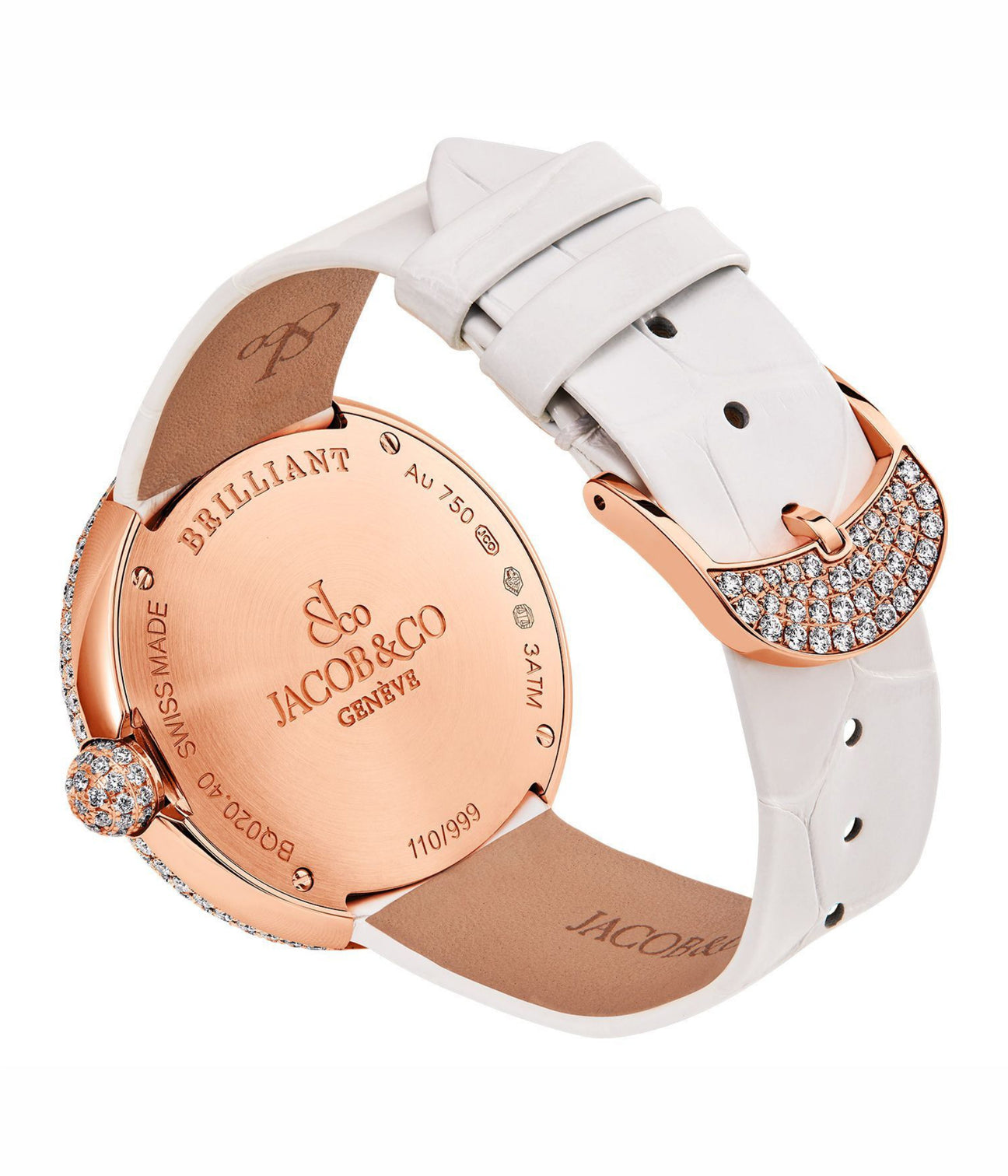 Jacob & Co. Brilliant Pave Rose Gold 38 mm