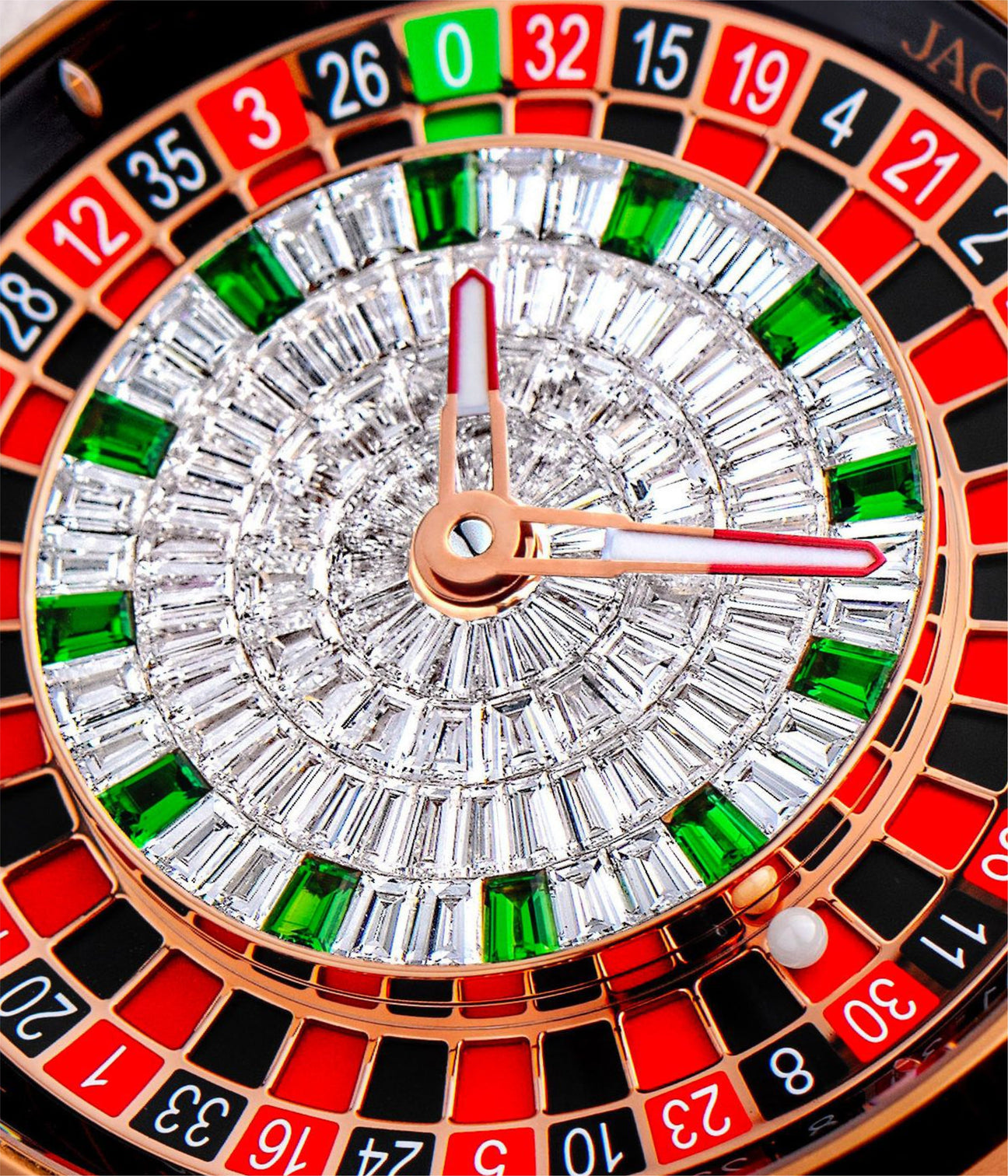 Jacob & Co. Casino Tourbillon Rose Gold Baguette