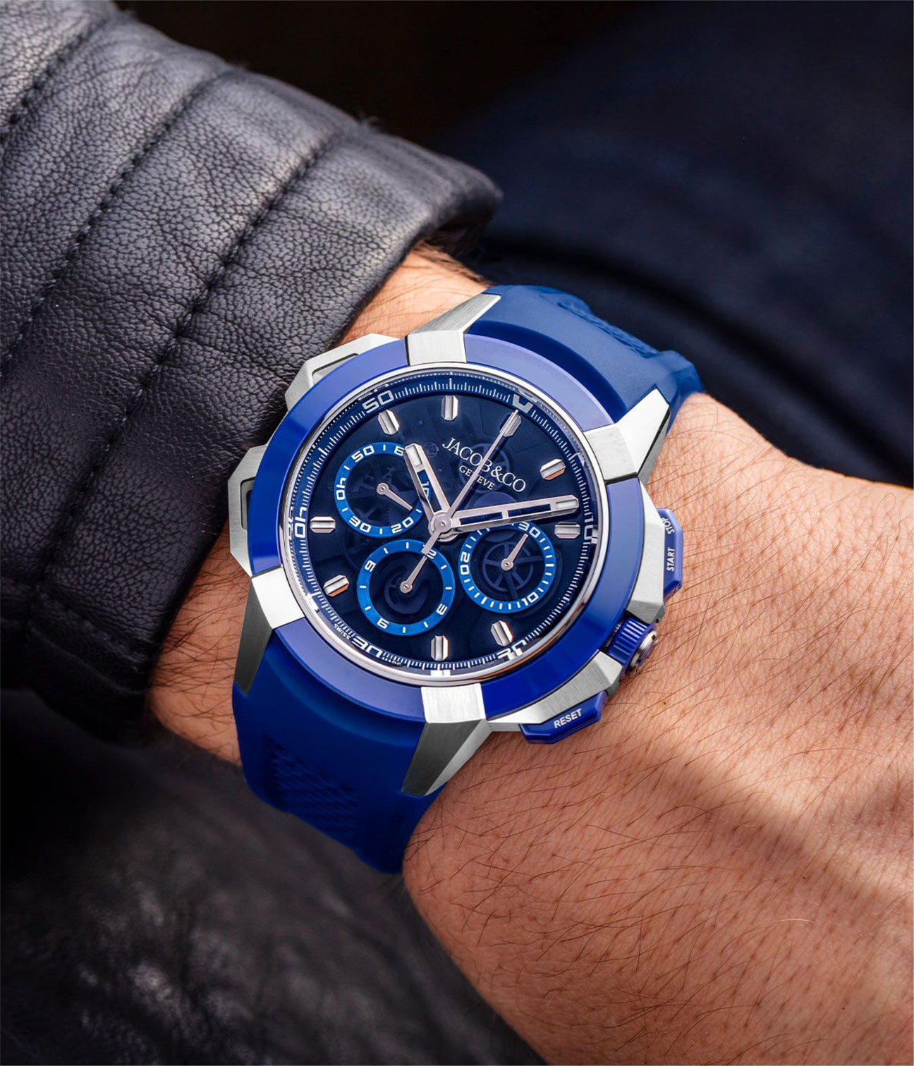 Jacob & Co. Epic X Chrono 44mm Tri-Compax