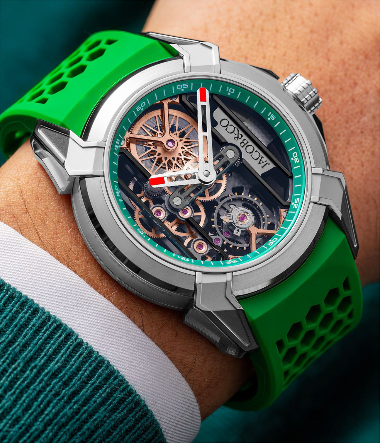 Jacob & Co. Epic X Titanium Green