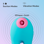 Our iconic massager with suction + vibration