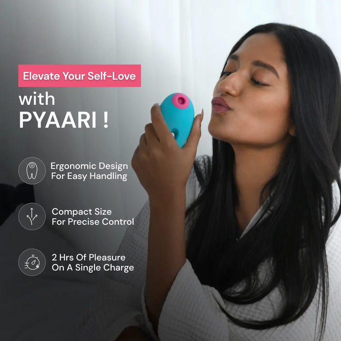 Our iconic massager with suction + vibration