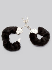 Lovehoney Black Furry Handcuffs